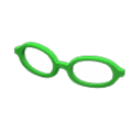 Oval Glasses (Green) NH Storage Icon.png