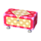 Polka-Dot Dresser (Peach Pink - Caramel Beige) NL Model.png