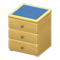 Simple Small Dresser (Natural - Blue) NH Icon.png