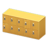 wooden locker