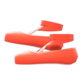 Ballet Slippers (Red) NH Icon.png