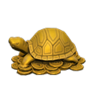 gold turtle figurine