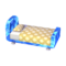 Polka-Dot Bed (Sapphire - Caramel Beige) NL Model.png