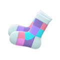 Color-Blocked Socks (White) NH Icon.png