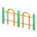Park Fence (Orange & Green) NH Icon.png