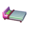Stripe Bed (Pink Stripe - Green Stripe) NL Model.png