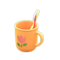 Toothbrush-and-Cup Set (Orange - Tulip) NH Icon.png