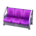 Train seat's Purple variant