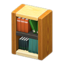 Wooden-Block Bookshelf (Mixed Wood)