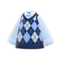 Argyle Vest (Blue) NH Storage Icon.png