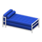 Cool Bed (White - Blue) NH Icon.png