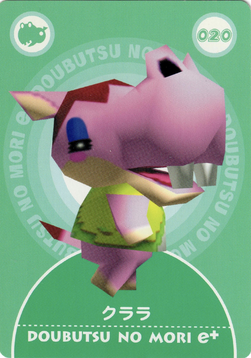 Doubutsu no Mori Card-e+ 1-020 (Clara).png