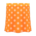Long Polka Skirt's Orange variant
