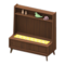 Nordic Shelves (Dark Wood - Little Flowers) NH Icon.png