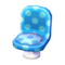 Polka-Dot Chair (Soda Blue - Soda Blue) NL Model.png