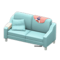 Sloppy Sofa (Light Blue - Pink) NH Icon.png