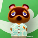 Texture of Tom Nook's poster