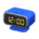 Digital alarm clock's Blue variant