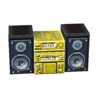 Gold stereo
