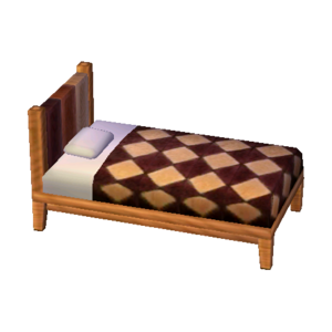 Modern Wood Bed (Standard - Argyle) NL Model.png