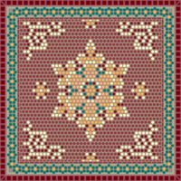 Texture of mosaic tile