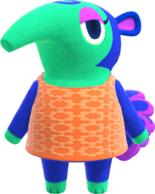 Artwork of Pango the Anteater
