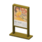 Poster Stand (Gold - Musical) NH Icon.png
