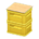 Stacked Bottle Crates's Yellow variant