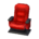 Theater seat's Red variant
