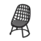Tubular Chair (Black) NH Icon.png