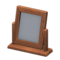 Wooden Table Mirror (Dark Wood) NH Icon.png