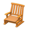 Artful Chair (Orange Wood - Orange) NH Icon.png