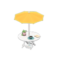 Bistro Table (White - Yellow) NH Icon.png
