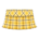 Checkered School Skirt's Yellow variant