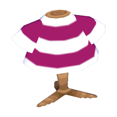 Red bar shirt (City Folk) - Animal Crossing Wiki - Nookipedia
