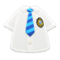 Short-Sleeved Uniform Top (Blue Necktie) NH Icon.png