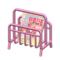 Tubular Magazine Rack (Pink - Sports Magazine) NH Icon.png