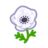 White Windflowers NH Inv Icon.png