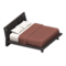 Artful Bed (Black - Azuki Red) NH Icon.png