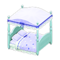 Cute Bed (Sky Blue) NH Icon.png