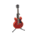 Electric guitar's Dark red variant