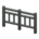 Iron fence's Black variant