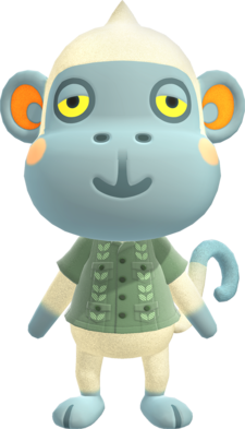 animal crossing monkey plush