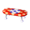 Polka-Dot Low Table (Red and White - Grape Violet) NL Model.png