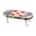 Polka-dot low table's silver nugget variant