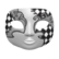 Venetian carnival mask's Silver variant