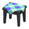 Wooden Mini Table (Black - Blue) NH Icon.png
