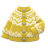 Yodel Cardigan (Mustard) NH Icon.png
