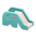Elephant slide's Light blue variant
