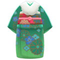 Fancy Kimono (Green) NH Icon.png